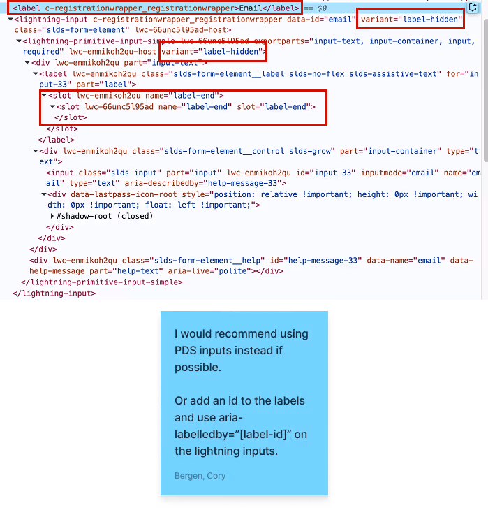 Highlighting the problems in the code and offering a recommendation on how to fix it.