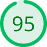 95 out of 100 in