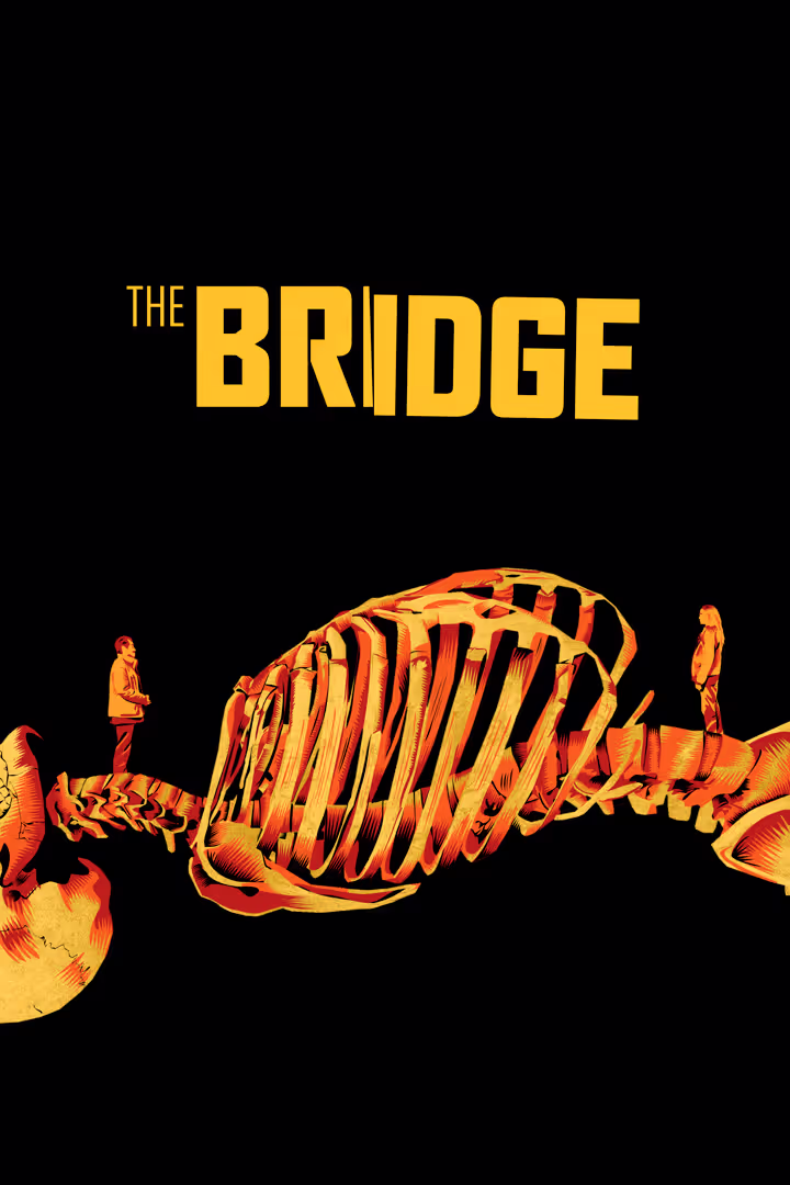 A mock poster for the show, The Bridge.